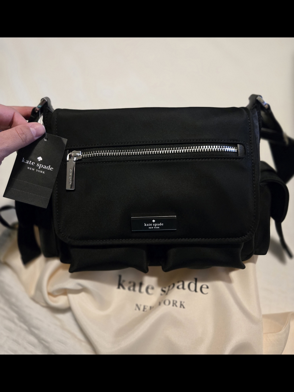 Kate Spade Carter Nylon Messenger Cargo Crossbody Bag